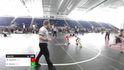 88 lbs Quarterfinal - Malik Hoskins, Tucson Cyclones vs Nathaniel Solorio, Total Kaos