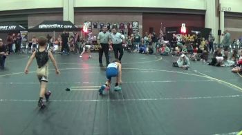 53 lbs Placement (4 Team) - Jett Maughon, Backyard Brawlers vs Parker Mangum, Carolina Hammer Squad