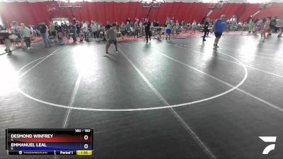 160 lbs Cons. Round 2 - Desmond Winfrey, IL vs Emmanuel Leal, IL