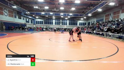 285 lbs Consi Of 8 #1 - Joseph Agostino, Waltham vs Antonio Maldonado, Taunton