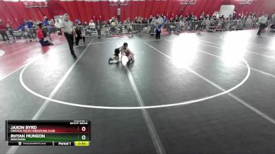 47-49 lbs Round 1 - Jaxon Byrd, Lincoln Youth Wrestling Club vs Rhyan Mungon, Wisconsin