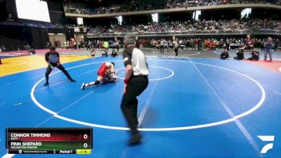 6A 150 lbs Semifinal - Connor Timmons, Katy vs Finn Shepard, Arlington Martin