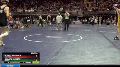 1A-113 lbs Champ. Round 2 - Kinnick Munson, Ogden vs Rowdy Neighbor, Alburnett