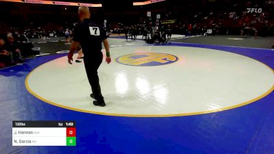 132 lbs Round Of 64 - Joshua Hannan, Arcata (NC) vs Noel Garcia, Madera South (CS)