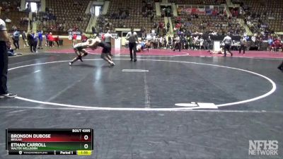 1A-4A 190 5th Place Match - Ethan Carroll, Walter Wellborn vs Bronson Dubose, Beulah