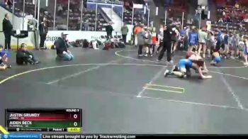 119 lbs Round 3 (4 Team) - Justin Grundy, Linden vs Aiden Beck, Plainwell