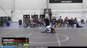 96 lbs Round 7 (8 Team) - Mario Casilio, 4M vs Carter Kinard, Warhawks Red