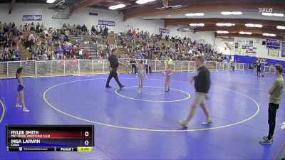 55 lbs Round 2 - Rylee Smith, Mat Sense Wrestling Club vs Inga Larwin, COWA