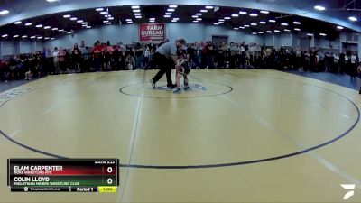 63 lbs Cons. Round 4 - Colin Lloyd, Midlothian Miners Wrestling Club vs Elam Carpenter, Noke Wrestling RTC