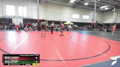 157 lbs Round 1 - Brody Church, San Juan Capistrano vs Izaac Esparza, 951 Wrestling Club