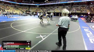 175 Class 1 lbs Cons. Round 2 - C.J. Reifsteck, Holden vs Connor Henderson, Central (New Madrid County)