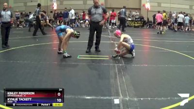 75 lbs Round 1 (8 Team) - Kennedy Hogan, WOW vs McKenzie Astorino, Untouchables