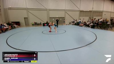 106 lbs Round 1 (6 Team) - Jayleah Pletz, Pennsylvania Red vs Isabel Kaplan, Indiana