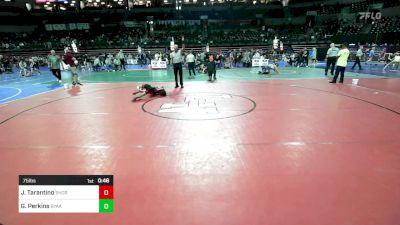 75 lbs Quarterfinal - John Tarantino, Shore Thing WC vs Greyson Perkins, Byaa