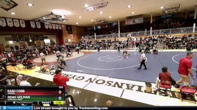 170 lbs Cons. Round 6 - Noah Holman, Gonzaga Prep vs Kash Cobb, Weiser