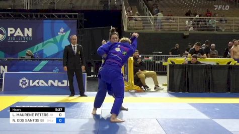 LYNDSIE MAURENE PETERSON vs NATALIA DOS SANTOS BIARARI 2024 Pan Jiu Jitsu IBJJF Championship