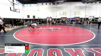 182 lbs Round Of 16 - Zaire Wallace, Norwich Free Academy vs Dashiell Ross, Darien