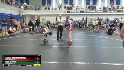 88 lbs Round 4 (8 Team) - Hadyn Strittmatter, Young Guns vs Alec Lavoie, Elite Misfits