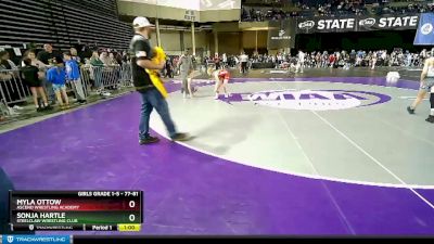 77-81 lbs Semifinal - Sonja Hartle, Steelclaw Wrestling Club vs Myla Ottow, Ascend Wrestling Academy