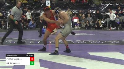 133 lbs Quarterfinal - Travis Piotrowski, Illinois vs Noah Gonser, Campbell