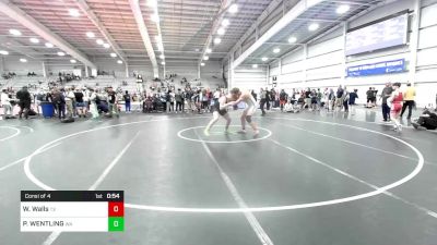 220 lbs Consi Of 4 - Walker Walls, TX vs PRESTON WENTLING, WA