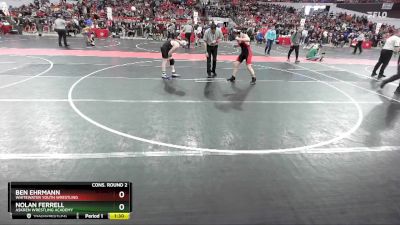 140 lbs Cons. Round 2 - Nolan Ferrell, Askren Wrestling Academy vs Ben Ehrmann, Whitewater Youth Wrestling