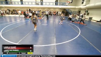 72-77 lbs Round 2 - Lanelle Sharp, Uintah Girls Wrestling vs Laker Nau Rarick, Westlake