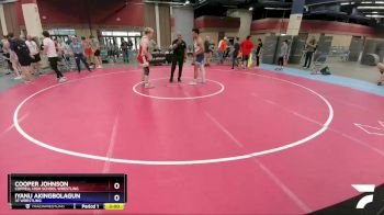 220 lbs 3rd Place Match - Cooper Johnson, Coppell High School Wrestling vs Iyanu Akingbolagun, 3F Wrestling