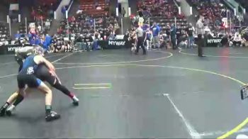 77 lbs Finals (8 Team) - Nico Adamo, Rochester vs Carson Andrews, Harper Creek