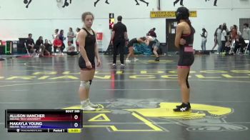 109 lbs Cons. Semi - Makayla Young, Indiana Tech University vs Allison Hancher, Indiana Tech University