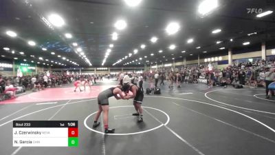 190 lbs Round Of 32 - Jaeden Czerwinsky, Nevada Elite WC vs Nathan Garcia, Chino WC