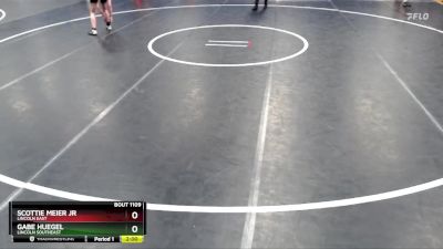 132 lbs Round 3 - Scottie Meier Jr, Lincoln East vs Gabe Huegel, Lincoln Southeast