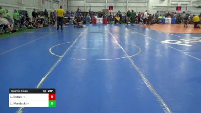 B-45 lbs Quarterfinal - Luke Rehak, PA vs Lawson Murdock, GA