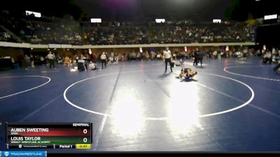 53 lbs Semifinal - Louis Taylor, Sebolt Wrestling Academy vs Auben Sweeting, Iowa