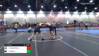 285 lbs Consolation - Jon Spaulding, Edinboro vs Joe Doyle, Binghamton