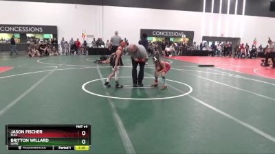 60 lbs Semifinal - Jason Fischer, PLEA vs Britton Willard, LUWE