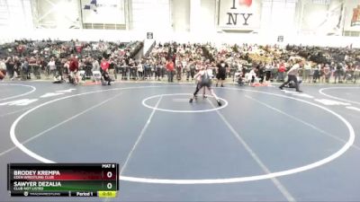 120 lbs Cons. Round 3 - Brodey Krempa, Eden Wrestling Club vs Sawyer DeZalia, Club Not Listed