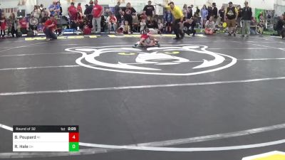 50-B Mats 1-5 8:00am lbs Round Of 32 - Briggs Poupard, MI vs Ridge Hale, OH