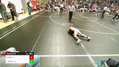 58 lbs Consi Of 8 #1 - Braxton Ellis, Salina Wrestling Club vs Judson Gann, Barnsdall Youth Wrestling