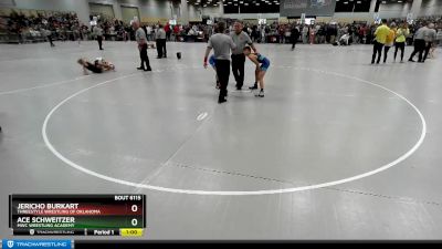 87 lbs Champ. Round 2 - Ace Schweitzer, MWC Wrestling Academy vs Jericho Burkart, Threestyle Wrestling Of Oklahoma