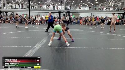 110 lbs Round 4 (6 Team) - Jake Ammiott, North Carolina vs Kyler Thier, U2 Upstate Uprising