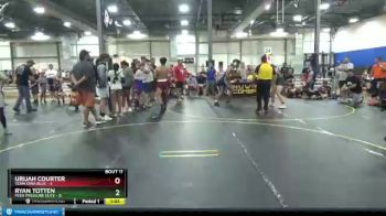 85 lbs Finals (8 Team) - Ryan Totten, Peer Pressure Elite vs Urijah Courter, Team Iowa Blue