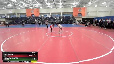 125 lbs Cons. Round 5 - Franco Mazza, Ursinus vs Lee Rubin, RIT