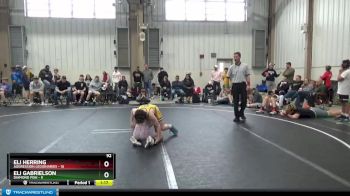 92 lbs Round 5 (8 Team) - Eli Gabrielson, Diamond Fish vs Eli Herring, Aggression Legionaries