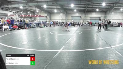 89 lbs Consi Of 32 #2 - Wyatt Wilson, McDominate Training Center vs John McKay, Michigan Grappler RTC