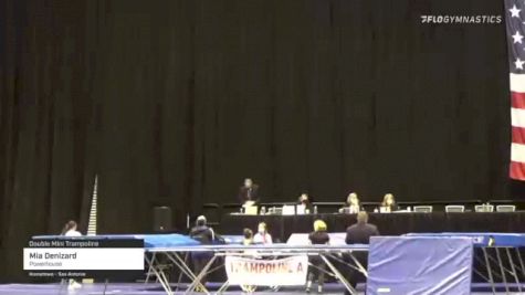 Mia Denizard - Double Mini Trampoline, Powerhouse - 2021 USA Gymnastics Championships
