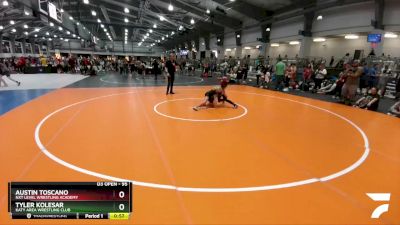 95 lbs Cons. Semi - Austin Toscano, NXT Level Wrestling Academy vs Tyler Kolesar, Katy Area Wrestling Club