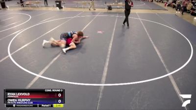 182 lbs Cons. Round 3 - Ryan Lexvold, Minnesota vs Owen Murphy, MN Elite Wrestling Club