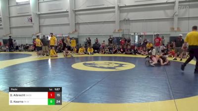 105 lbs Pools - Dilynn Albrecht, Badger Girls Elite vs Olivia Kearns, PA West