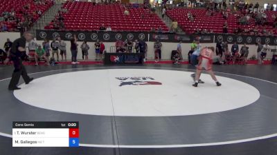 48 kg Cons Semis - Tommy Wurster, Beast Mode Wrestling vs Mateo Gallegos, M2 Training Center